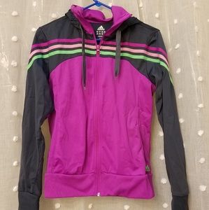 Purple Adidas Full Zip up